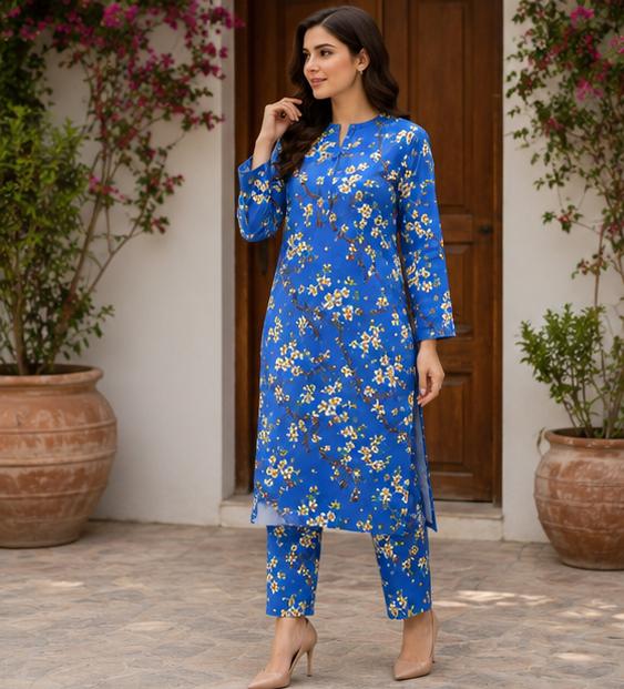 2 Piece Printed Suit – Premium Soft Fabric