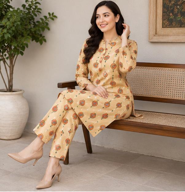 2 Piece Printed Suit – Premium Soft Fabric