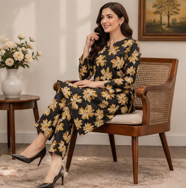 2 Piece Printed Suit – Premium Soft Fabric