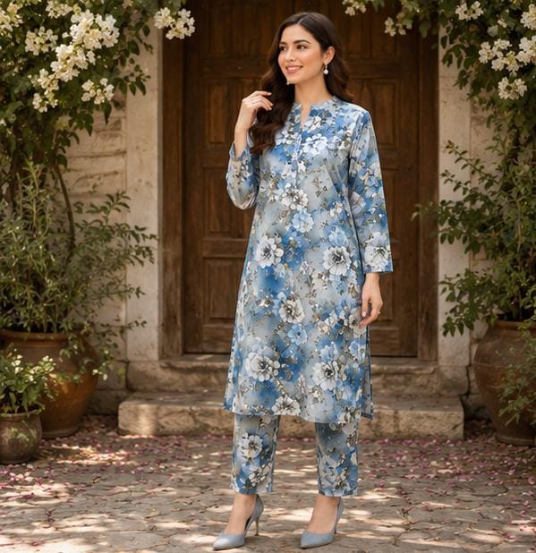 2 Piece Printed Suit – Premium Soft Fabric |