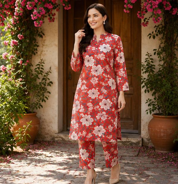 2 Piece Printed Suit – Premium Soft Fabric