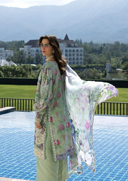 ElAF Luxury Printed Lawn Collection 2026 | Premium 3 Piece Unstitched Suit with Printed Silk Dupatta