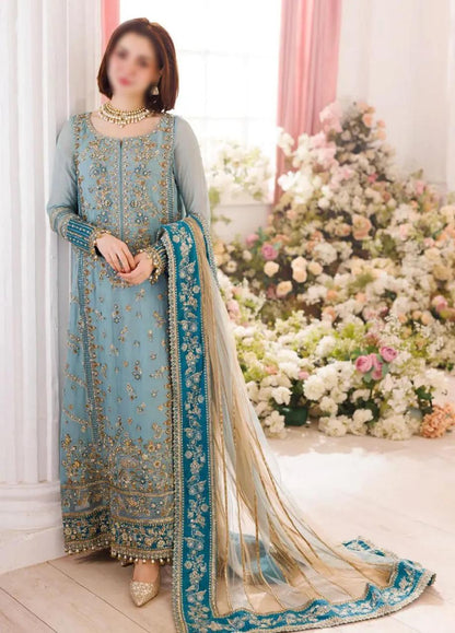 Charizma Shiffon Net Embroidered 3 Piece Suit | Luxury Adda Work Formal Wear
