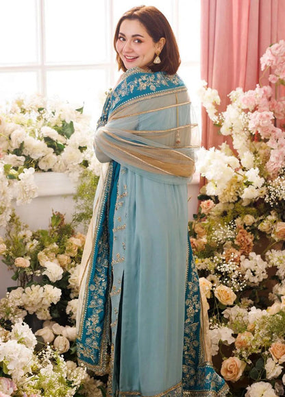 Charizma Shiffon Net Embroidered 3 Piece Suit | Luxury Adda Work Formal Wear