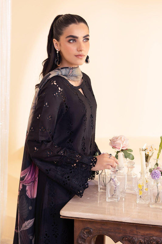 IZNIK Luxury Lawn Collection 2026 | Premium Chikankari 3 Piece Unstitched Lawn Suit with Silk Dupatta | Replica Edition