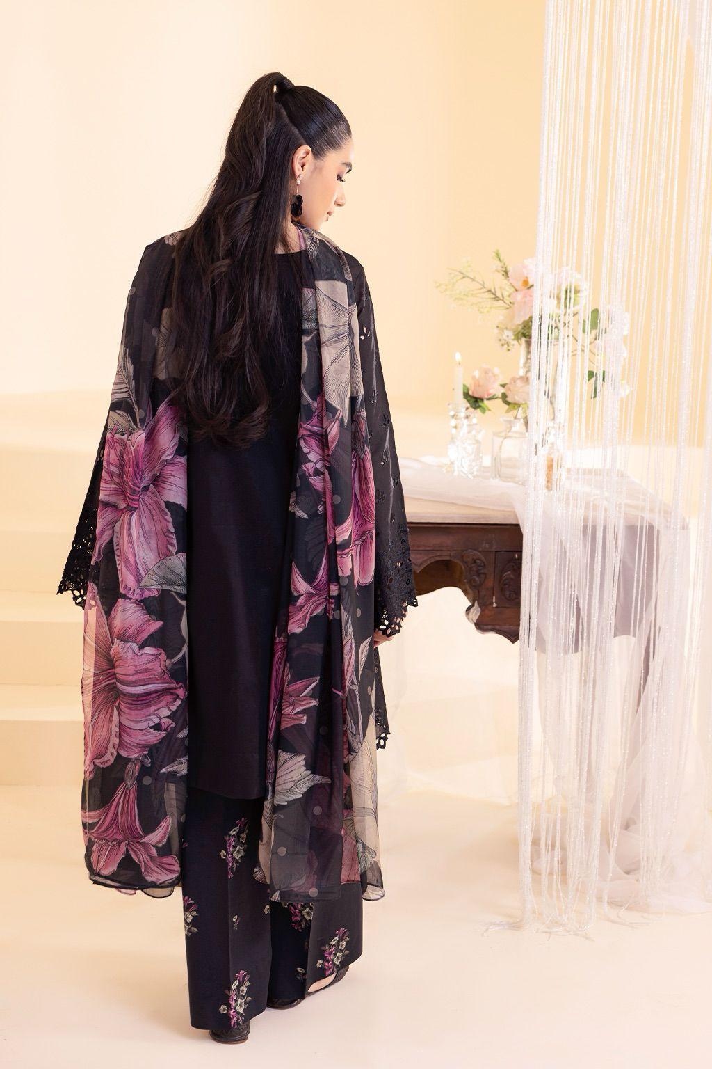 IZNIK Luxury Lawn Collection 2026 | Premium Chikankari 3 Piece Unstitched Lawn Suit with Silk Dupatta | Replica Edition