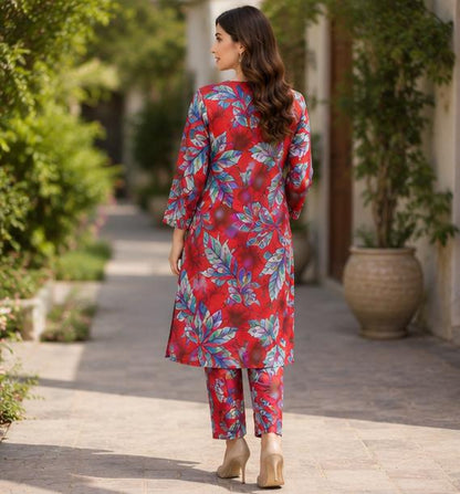 2 piece unstitched Lawn