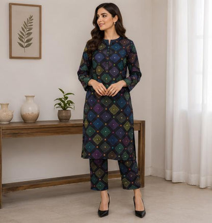 2 Piece Printed Suit – Premium Soft Fabric