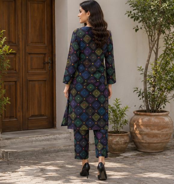 2 Piece Printed Suit – Premium Soft Fabric