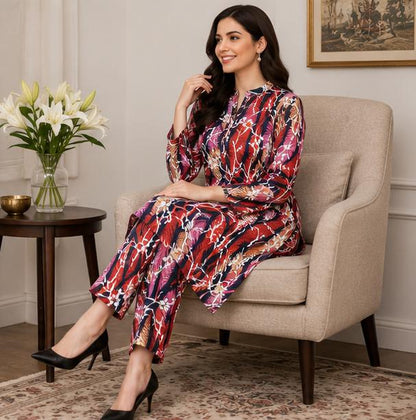 2 Piece Printed Suit – Premium Soft Fabric