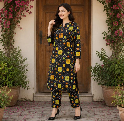 2 Piece Printed Suit – Premium Soft Fabric