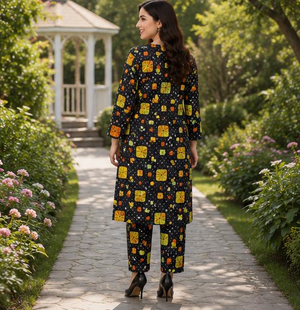 2 Piece Printed Suit – Premium Soft Fabric