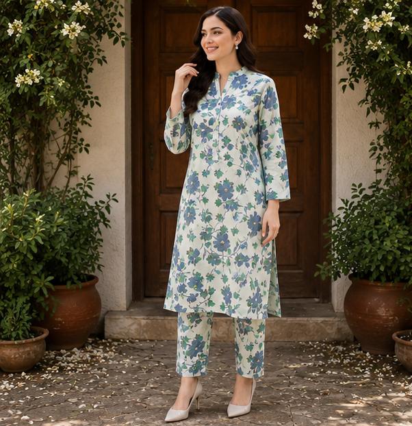 2 Piece Printed Suit – Premium Soft Fabric