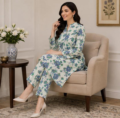 2 Piece Printed Suit – Premium Soft Fabric