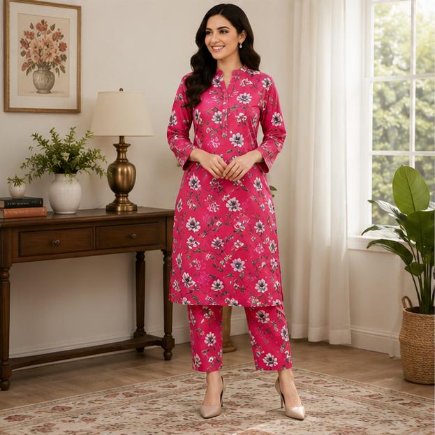 2 Piece Printed Suit – Premium Soft Fabric