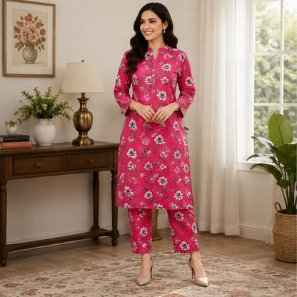 2 Piece Printed Suit – Premium Soft Fabric