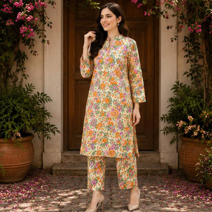 2 Piece Printed Suit – Premium Soft Fabric