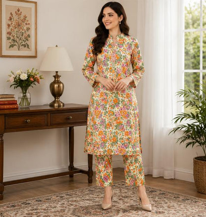 2 Piece Printed Suit – Premium Soft Fabric