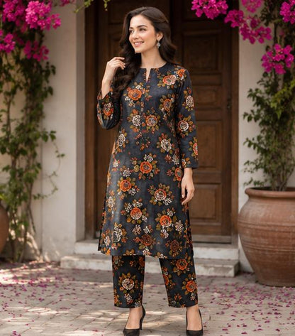 2 Piece Printed Suit – Premium Soft Fabric