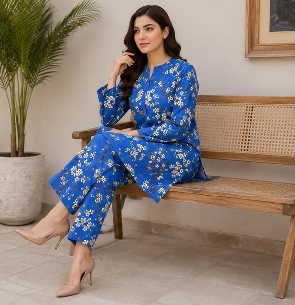 2 Piece Printed Suit – Premium Soft Fabric