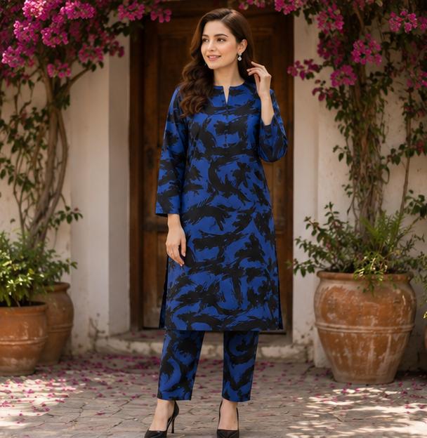 2 Piece Printed Suit – Premium Soft Fabric