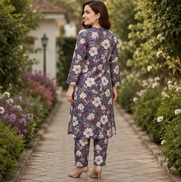 2 Piece Printed Suit – Premium Soft Fabric
