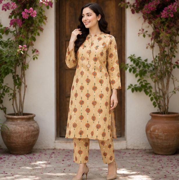2 Piece Printed Suit – Premium Soft Fabric