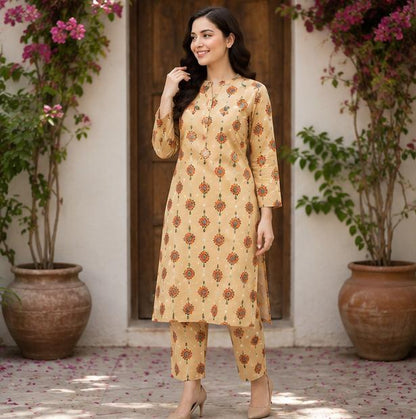 2 Piece Printed Suit – Premium Soft Fabric