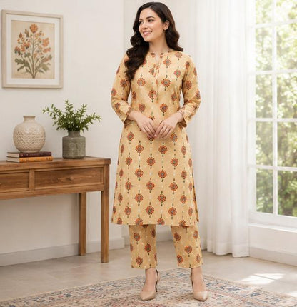 2 Piece Printed Suit – Premium Soft Fabric