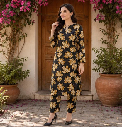 2 Piece Printed Suit – Premium Soft Fabric