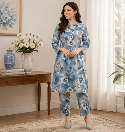 2 Piece Printed Suit – Premium Soft Fabric |