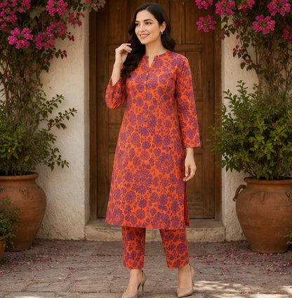 2 Piece Printed Suit – Premium Soft Fabric
