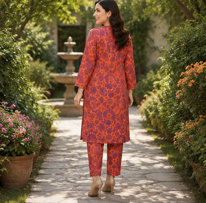 2 Piece Printed Suit – Premium Soft Fabric