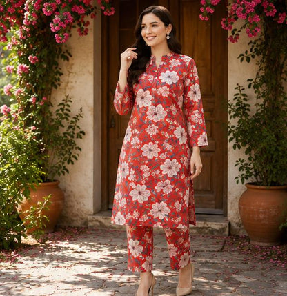 2 Piece Printed Suit – Premium Soft Fabric