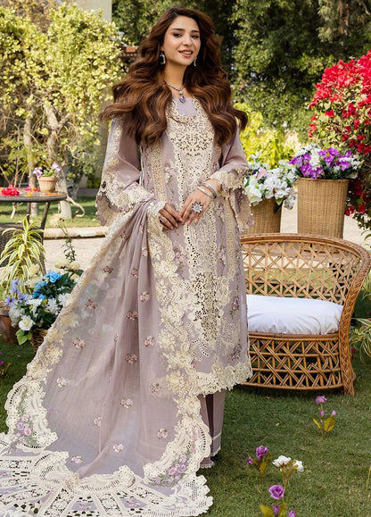 ELAF Royal Luxury Chicken Kari Festive Collection 2026 | Premium 3 Piece Unstitched Suit with Heavy Embroidered Organza Dupatta
